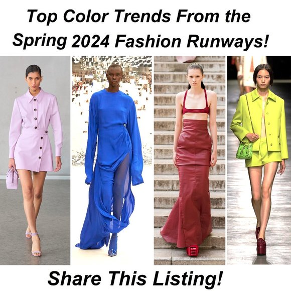 Accessories - Fashionista Network's Spring 2024 Top Color Trends!